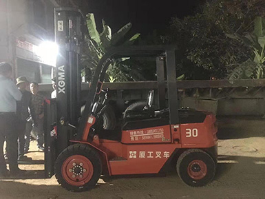 急客戶之所急，永新昌叉車服務(wù)暖人心